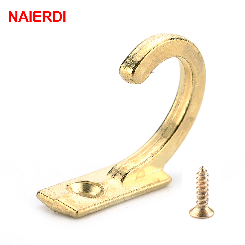 Furniture Hardware Locks - NAIERDI 10 adet küçük antika kanca
