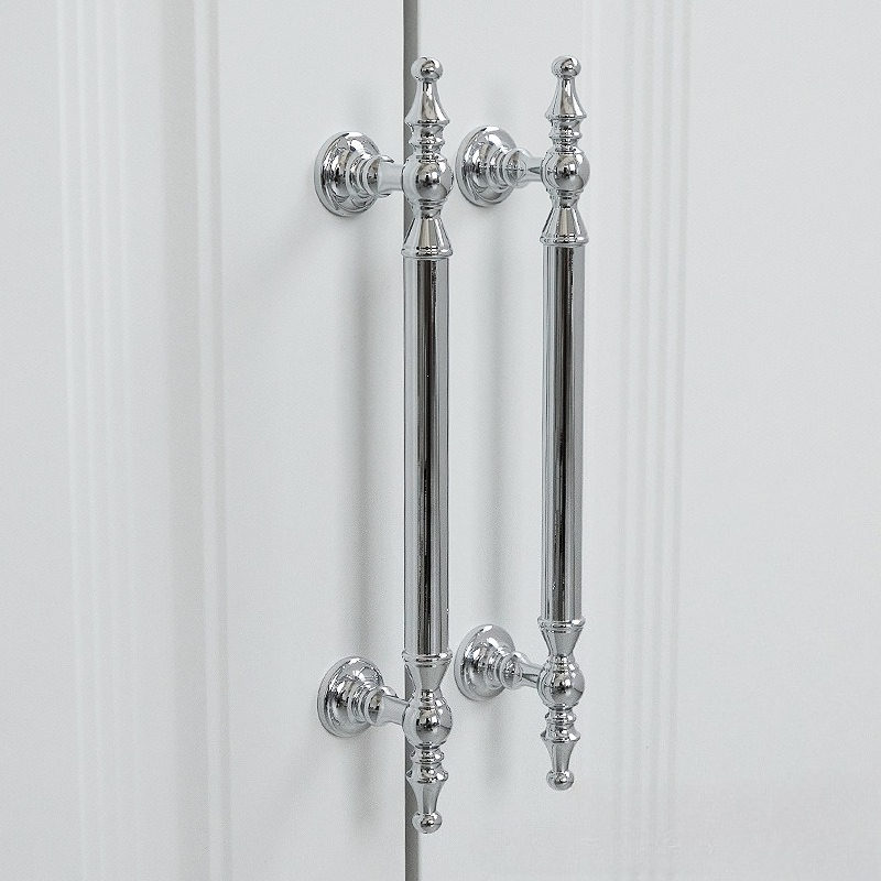 Furniture Hardware High End - Fransız Parlak Gümüş dolap kulpu Yaratıcı