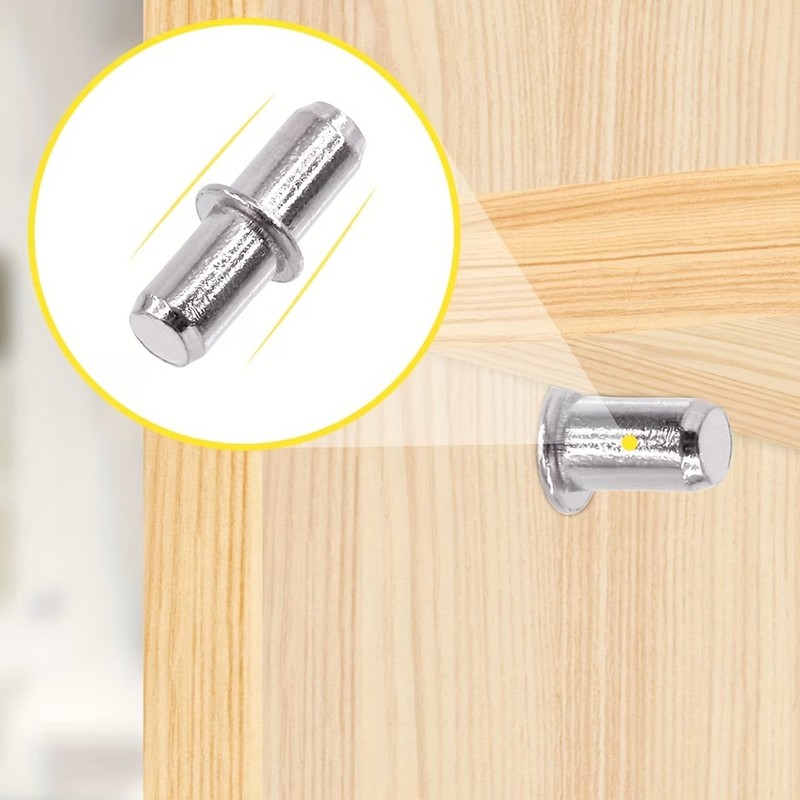 Furniture Hardware Material - 94 adet Kitaplık Katman Pimi, Demir