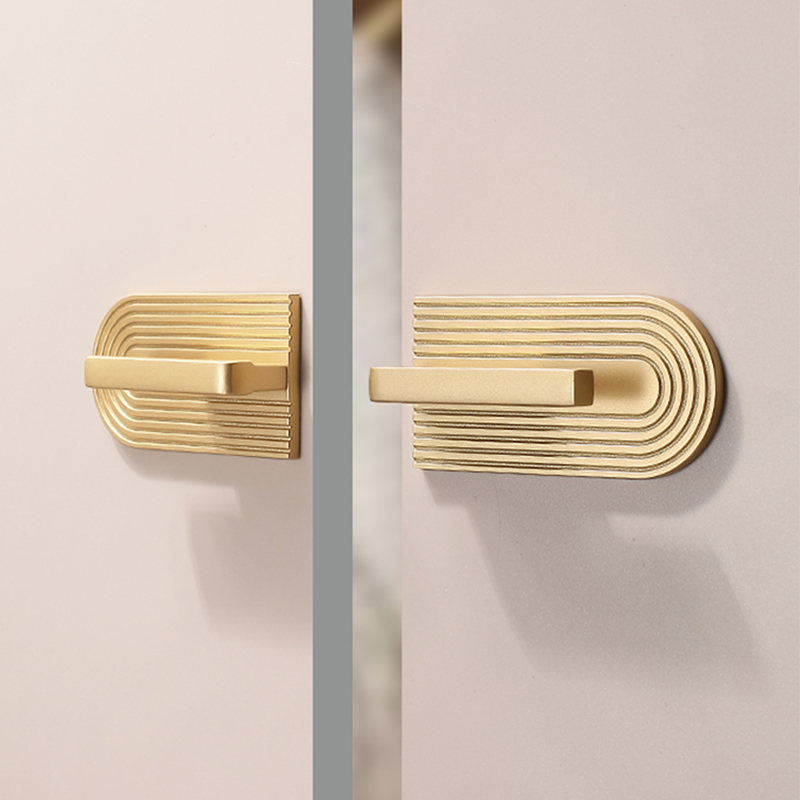 Furniture Hardware High End - Altın dolap kapısı kolları Modern basit