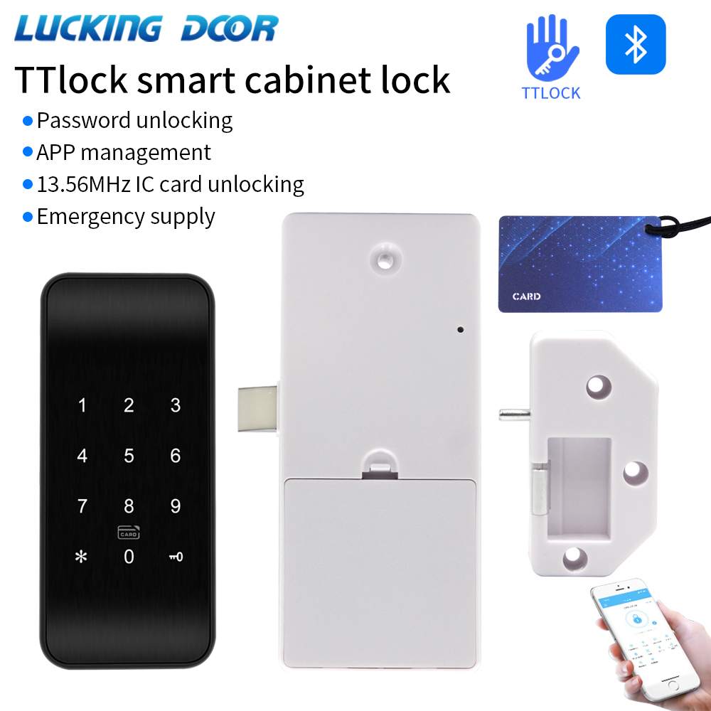 Furniture Hardware Locks - TTLOCK 13.56Mhz Parmak İzi Çekmece Kilidi