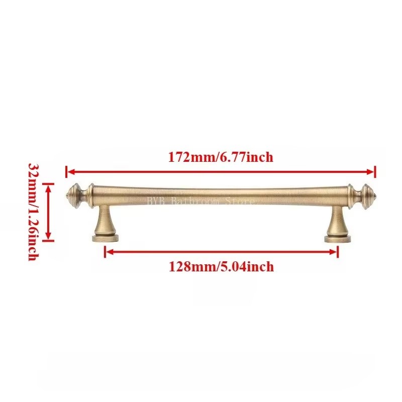 Furniture Hardware High End - Lüks Mutfak Dolabı T Çubuk Kolları,