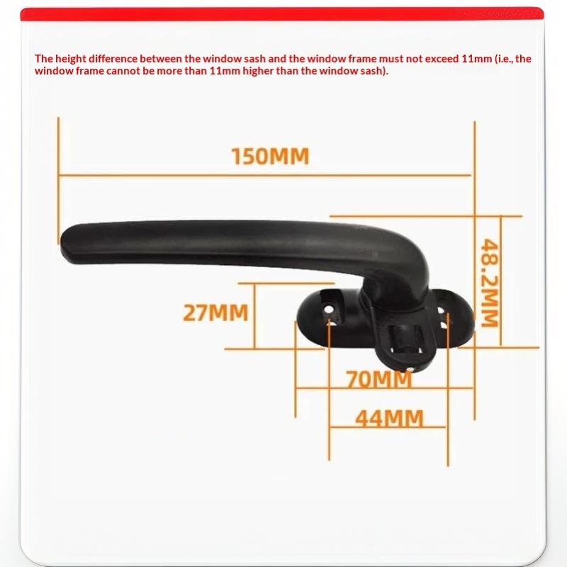 Evrensel Kanatlı Pencere Kolu  - Furniture Hardware Locks incelemesi ve fiyatı