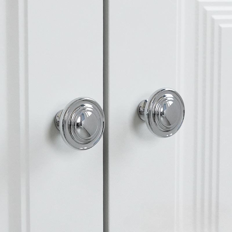 Fransız Parlak Gümüş dolap kul - Furniture Hardware High End incelemesi ve fiyatı