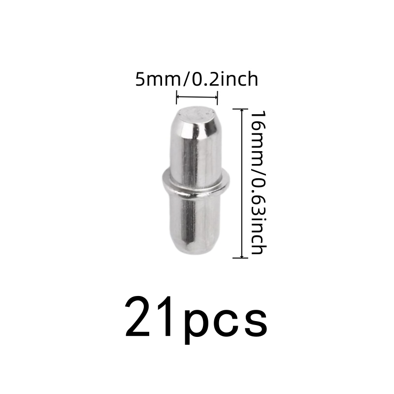 Kitaplık Katman Pimleri 21 ade - Furniture Hardware Material incelemesi ve fiyatı