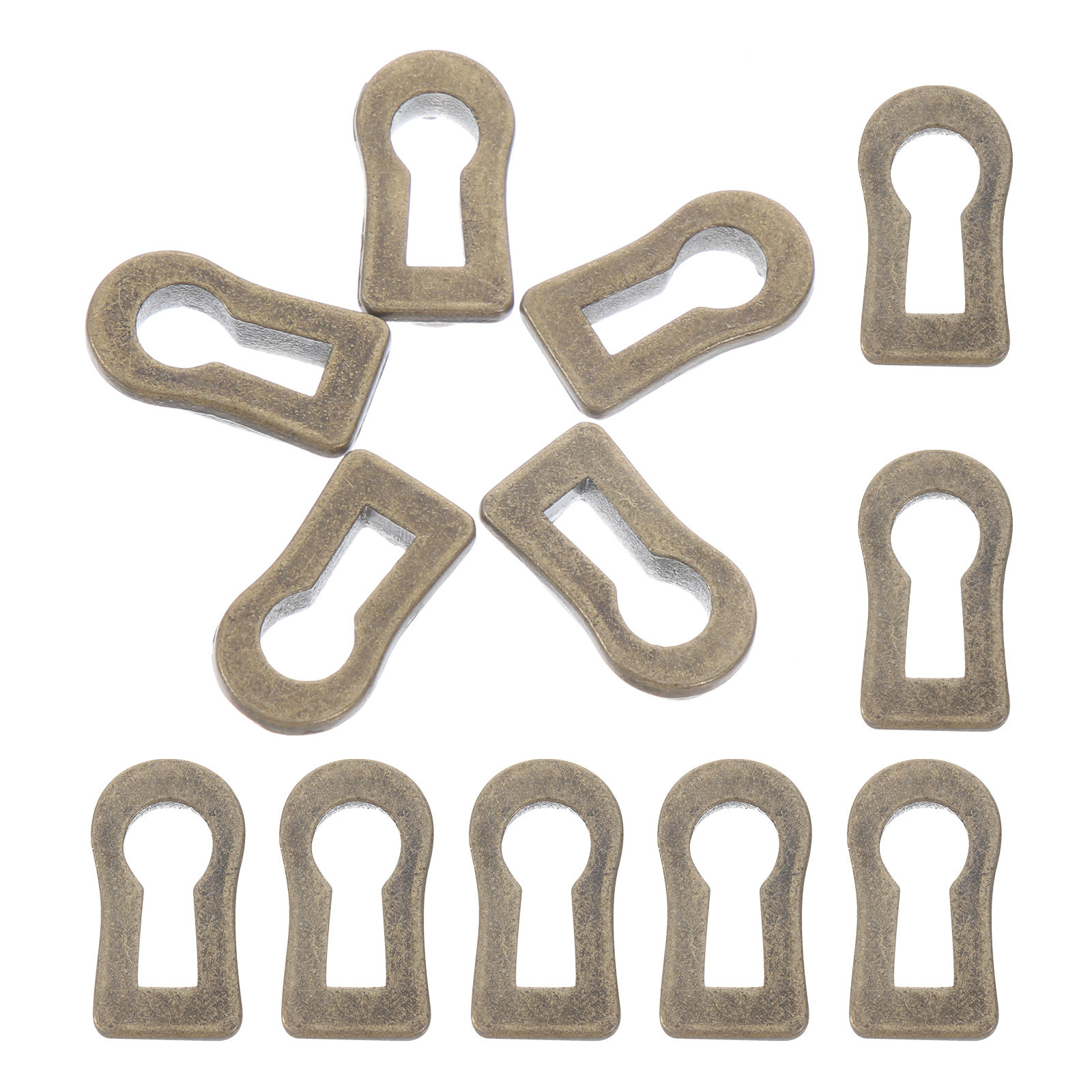 12 Adet Çinko Alaşımlı Oval An - Furniture Hardware Locks incelemesi ve fiyatı