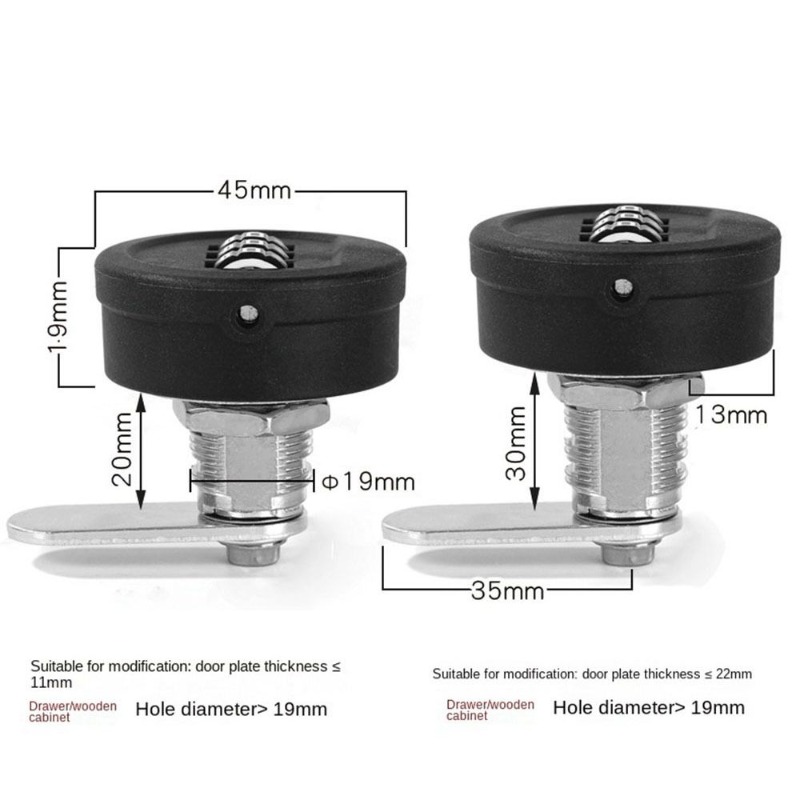 Çekmece Şifreli Kilit 20/30mm  - Furniture Hardware Locks incelemesi ve fiyatı